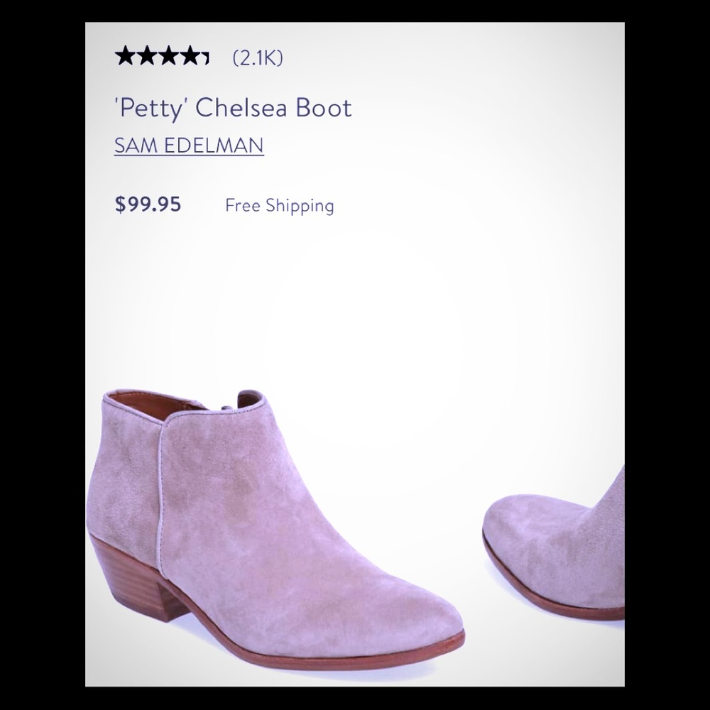 Sam Edelman suede booties